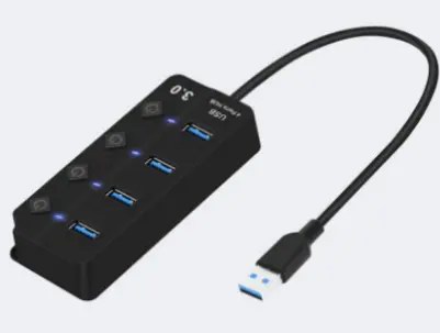 4  in 1 USB 3.0 with 4 Hub (Plastic with switch)